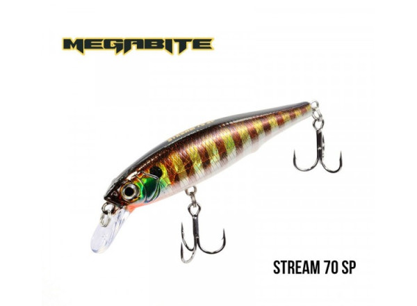 Воблер Megabite Stream 70 SP (70 мм, 6,4 гр, 0,8 m) (22) Воблер Megabite Stream 70 SP (70 мм, 6,4 гр, 0,8 m) (22)