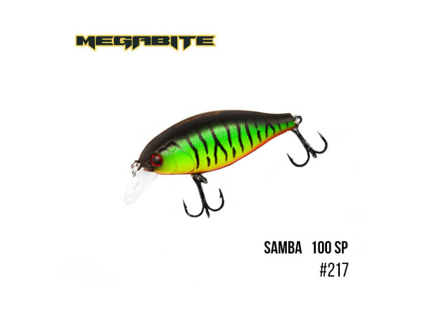 Воблер Megabite Samba 100 SP (60 мм, 14,8 гр, 1 м) (217) Воблер Megabite Samba 100 SP (60 мм, 14,8 гр, 1 м) (217)