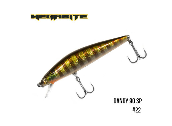 Воблер Megabite Dandy 90 SP (90 мм, 11,4 гр, 1,0 m) (22) Воблер Megabite Dandy 90 SP (90 мм, 11,4 гр, 1,0 m) (22)