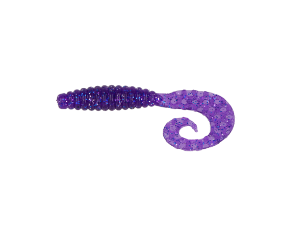 Силікон їстівний Kalipso Crooked Grub 2.5"(10шт)205 PV