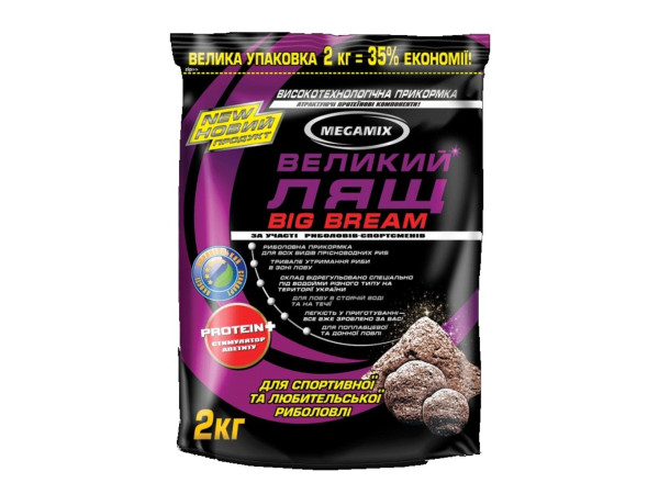 Прикормка Великий лящ 2 кг Megamix